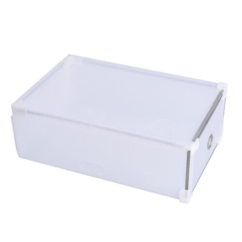 20Stk Damen Weiß Transparent Stapelbar Organizer 1