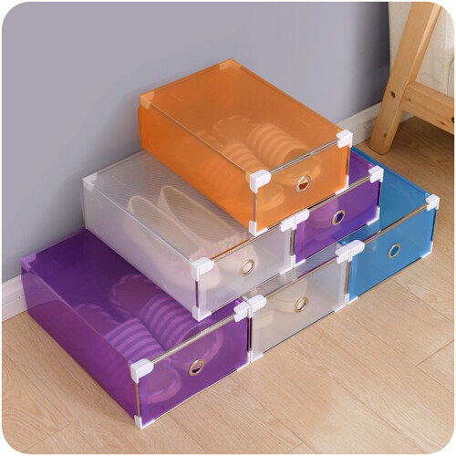 20Stk Damen Weiß Transparent Stapelbar Organizer 2