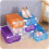 20Stk Damen Weiß Transparent Stapelbar Organizer 9