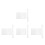 8Pcs Durable Acrylic Polymer Clay Rollers and Backing Boards White Set 6
