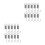 20Pcs Galvanized Silver Tension Springs with Hooks for Home Repairs 4