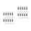20Pcs Galvanized Silver Tension Springs with Hooks for Home Repairs 5