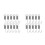 20Pcs Galvanized Silver Tension Springs with Hooks for Home Repairs 7