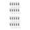 20Pcs Galvanized Silver Tension Springs with Hooks for Home Repairs 9