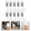 20Pcs Galvanized Silver Tension Springs with Hooks for Home Repairs 10