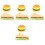 8Pcs Assorted Color Artificial Bread Sandwich Models Props 4