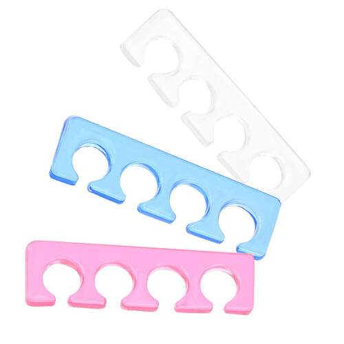 6Pièces Diviseurs Doigts Silicone Multicolores Accessoires 2