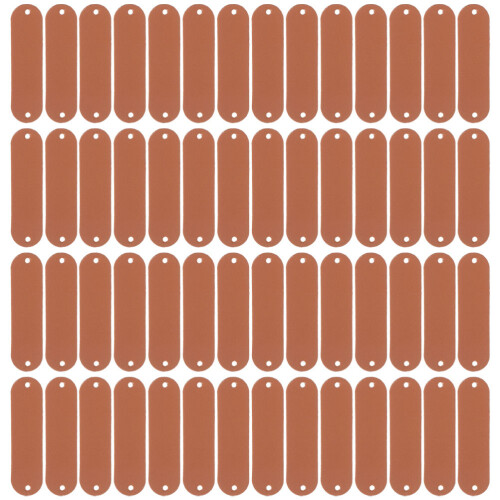500Pcs Synthetic Tags for Handmade Items Chocolate DIY Labels 1
