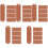 500Pcs Synthetic Tags for Handmade Items Chocolate DIY Labels 4