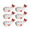 12St Leuk Keramisch Chopsticks Rust Watermeloen Rood 2