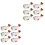 12St Leuk Keramisch Chopsticks Rust Watermeloen Rood 3