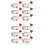 12St Leuk Keramisch Chopsticks Rust Watermeloen Rood 5