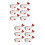 12St Leuk Keramisch Chopsticks Rust Watermeloen Rood 7