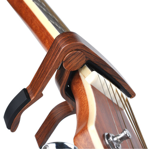 Capo Marrom Para Violão E Baixo Aplicação Ajuste 1