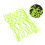 4Pièces Filet De Basket Nylon Vert Pour Jeu Nocturne 3