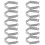 80Pcs Adjustable Silver Iron Spring Clips for Cloth Hangers Sturdy 3