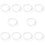 10Pcs Decorative Transparent Optical Fiber for Illumination 7