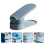 2Pcs Blue Shoe Slots Rack Double Layer Space Saving Slipper Holder 11