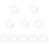 10Pcs Decorative Transparent Optical Fiber for Illumination 10