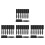 32Pcs Black Beard Trimmer Cleaning Brushes for Men with Long Handle 2
