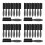 32Pcs Black Beard Trimmer Cleaning Brushes for Men with Long Handle 6