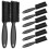 32Pcs Black Beard Trimmer Cleaning Brushes for Men with Long Handle 8