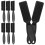 32Pcs Black Beard Trimmer Cleaning Brushes for Men with Long Handle 9