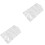 120Pcs Transparent Plastic Garment Bags Home Clothes Protector Covers 4