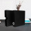 A5 2 Anneaux Noir PP Couverture Rigide Protection 5