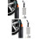 2Pièces Gonfleur Électrique Compact En ABS Pour Noir 7