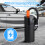 2Pièces Gonfleur Électrique Compact En ABS Pour Noir 8