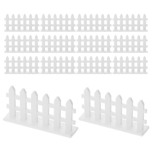 60Pièces Clôture Miniature Résine Pour Décoration Mini 1