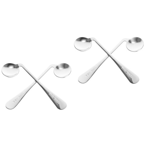 4Pièces Cuillères Adaptées Main Fragile Large Antidérapante 2