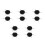 10Pièces Dotting Noir Acier Pour Nail Art Et 5