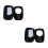 2Pièces Selfie Clip Durable Noir Pour Smartphone 5