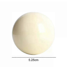 (As show, One size) 1pc Standard Regular Black 8 Ball Snooker Training Replacement Practice Billiard Cue Ball Made Of Resin 52.5/57.2 Mm