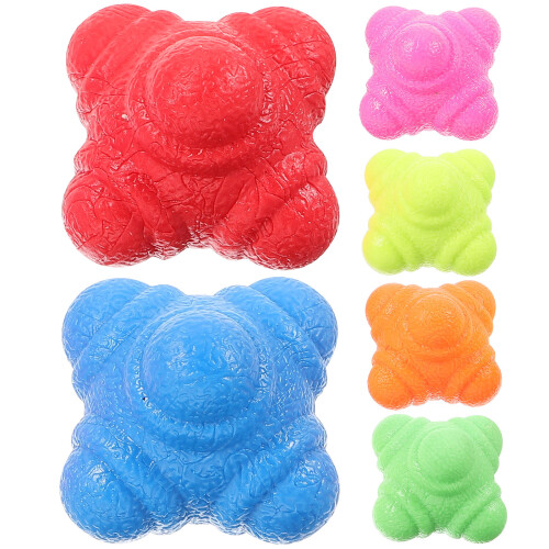 12Pcs Durable Tpr Reaction Training Balls in Bright Assorted Colors 1