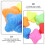 12Pcs Durable Tpr Reaction Training Balls in Bright Assorted Colors 7