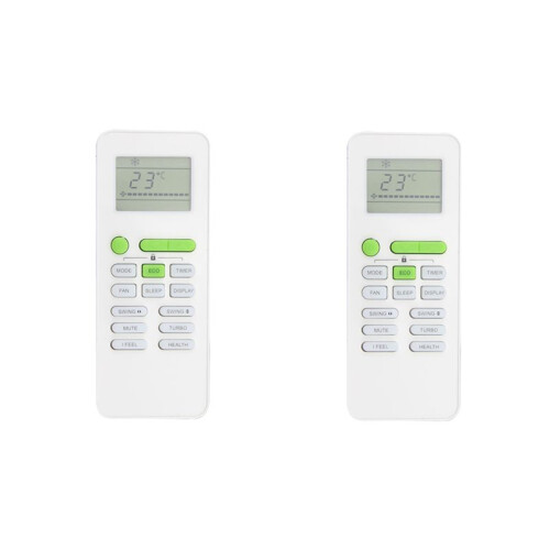 2X GYKQ-52 Remote Control for TCL Air Conditioner Home Heating and Cooling Function Replacement Remote Control