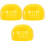 3St Veiligheids Bump Cap Inserts, Plastic Binnenvoering 4