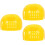 3St Veiligheids Bump Cap Inserts, Plastic Binnenvoering 7