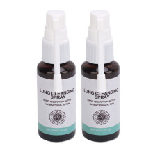 2 Stück Lungenreinigungsspray 30ml Bio-Atmungsentlastung Trockener Juckreiz Unterstützung