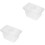 2Pièces Aquarium D'élevage Transparent Avec Séparateur Pour 4