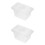 2Pièces Aquarium D'élevage Transparent Avec Séparateur Pour 6