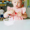 6Pcs White Plastic Baskets with Handles Small Storage Bins for Kitchen 2