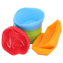 Confezione da 40 coppette in silicone per Bento, antiaderenti e riutilizzabili.
