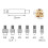Heat Insert Nut Iron Tip M2-M8 Brass Thread Embedded Kit Heat Insertion Tool with M3 Nut for 3D Printer Soldering Iron 5