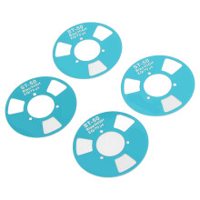 DIY Reel-to-Reel Kassettentape-Set, Blau, 4 Reels, 40mm