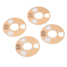Fai-da-te cassetta a bobine reel-to-reel, 4 bobine, diametro 40 mm, dorato
