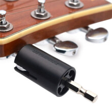 2 St Elektrisk Gitarr Basknopp Winder Borr Bits String Winder Headstock Elektrisk Handborrsträng Winder Electric